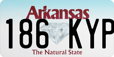 AR license plate 186KYP