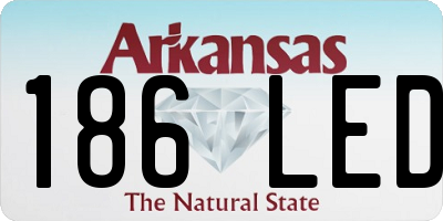 AR license plate 186LED