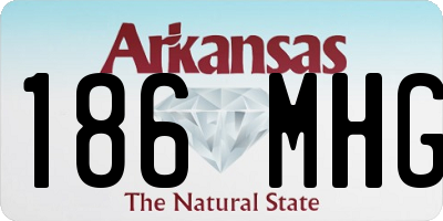 AR license plate 186MHG