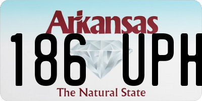 AR license plate 186UPH