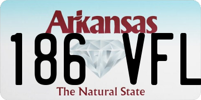 AR license plate 186VFL
