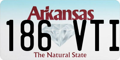 AR license plate 186VTI