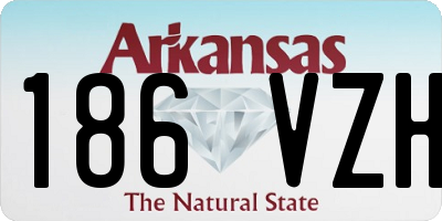 AR license plate 186VZH