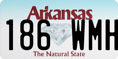 AR license plate 186WMH