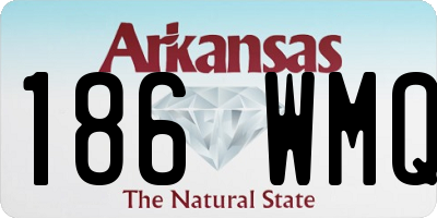 AR license plate 186WMQ