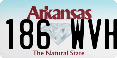 AR license plate 186WVH