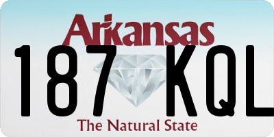 AR license plate 187KQL