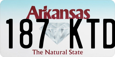 AR license plate 187KTD