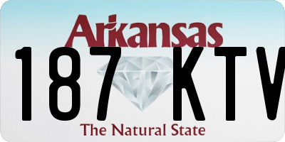 AR license plate 187KTV
