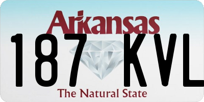AR license plate 187KVL