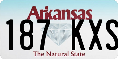 AR license plate 187KXS