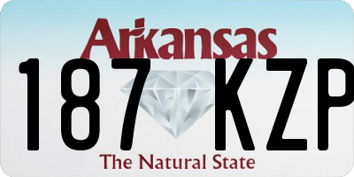 AR license plate 187KZP