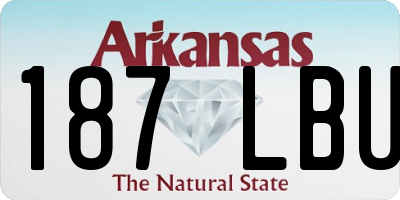 AR license plate 187LBU