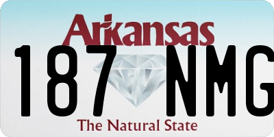 AR license plate 187NMG