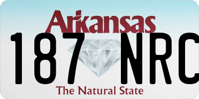 AR license plate 187NRC
