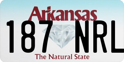 AR license plate 187NRL