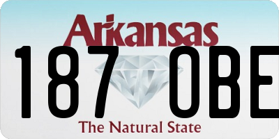 AR license plate 187OBE