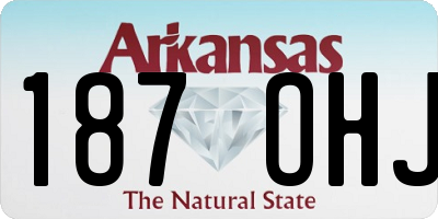 AR license plate 187OHJ