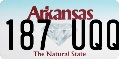 AR license plate 187UQQ