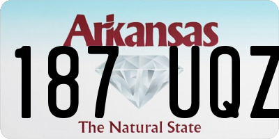 AR license plate 187UQZ