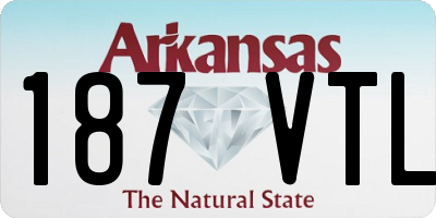 AR license plate 187VTL