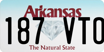 AR license plate 187VTO