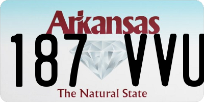 AR license plate 187VVU