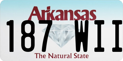 AR license plate 187WII