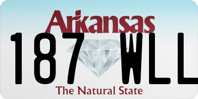AR license plate 187WLL