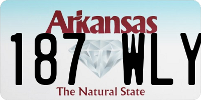 AR license plate 187WLY