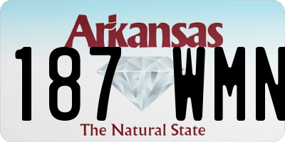 AR license plate 187WMN
