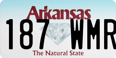 AR license plate 187WMR