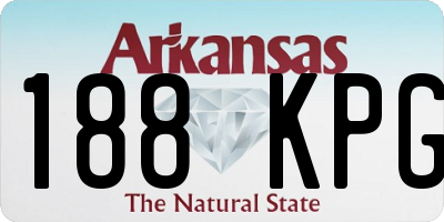 AR license plate 188KPG