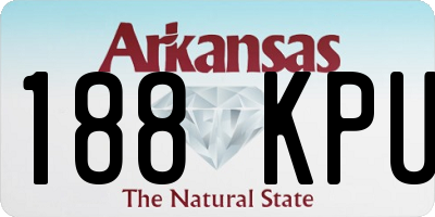 AR license plate 188KPU