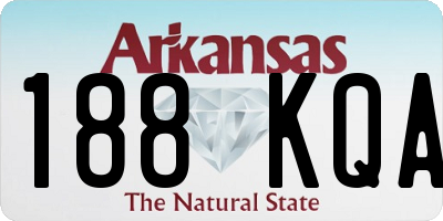 AR license plate 188KQA