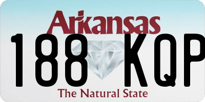 AR license plate 188KQP