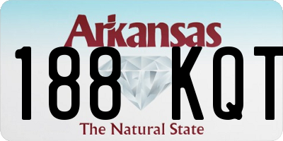 AR license plate 188KQT