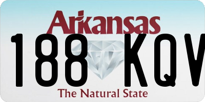 AR license plate 188KQV