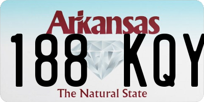 AR license plate 188KQY