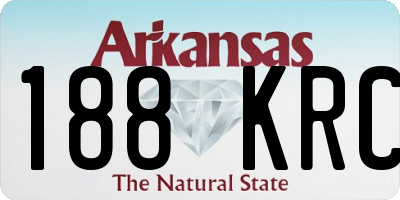 AR license plate 188KRC