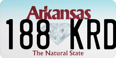 AR license plate 188KRD