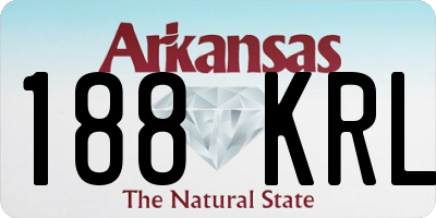 AR license plate 188KRL