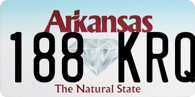 AR license plate 188KRQ