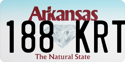 AR license plate 188KRT