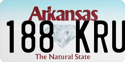 AR license plate 188KRU