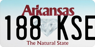 AR license plate 188KSE