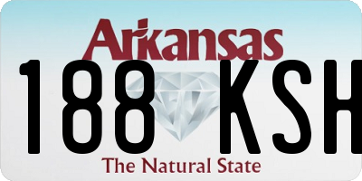 AR license plate 188KSH