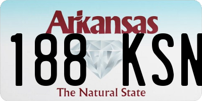 AR license plate 188KSN