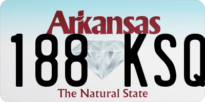 AR license plate 188KSQ