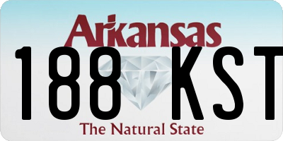 AR license plate 188KST